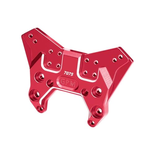 GPM Aluminium 7075 Alloy Front Shock Tower for Arrma 1:7 Mojave 6S EXB/Mojave 6S V2 Desert Truck Upgrades - Red von GPM