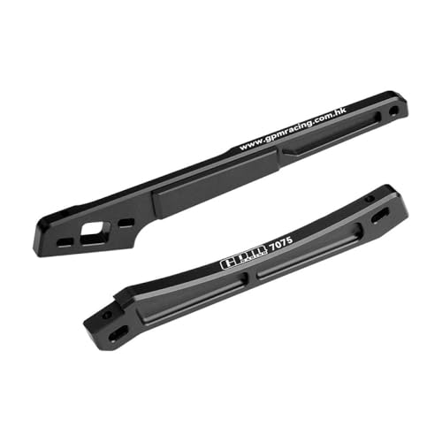 GPM Aluminium 7075 Alloy Front and Rear Chassis Brace for Arrma 1/8 KRATON 6S EXB/KRATON 6S V6 Speed Truck Upgrades - Black von GPM