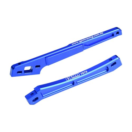 GPM Aluminium 7075 Alloy Front and Rear Chassis Brace for Arrma 1/8 KRATON 6S EXB/KRATON 6S V6 Speed Truck Upgrades - Blue von GPM