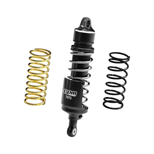 GPM Aluminium 7075 Alloy Rear Shock Absorbers for LOSI 1:4 Promoto-MX Motorcycle Dirt Bike RTR FXR LOS06000 LOS06002 / Promoto-SM FXR Supermoto Motorcycle RTR LOS2272 LOS2310 Upgrades - Black GPM Aluminium 7075 Alloy Rear Shock Absorbers for LOSI 1:4 Promoto-MX Motorcycle Dirt Bike RTR FXR LOS06000 LOS06002 / Promoto-SM FXR Supermoto Motorcycle RTR LOS2272 LOS2310 Upgrades - Black von GPM