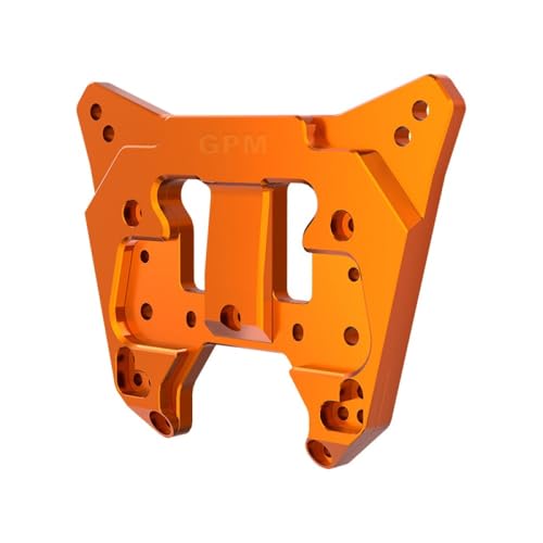 GPM Aluminium 7075 Alloy Rear Shock Tower for Arrma 1:8 KRATON 6S EXB V2 V6 / Notorious 6S V6 Brushless Truck Upgrades - Orange von GPM