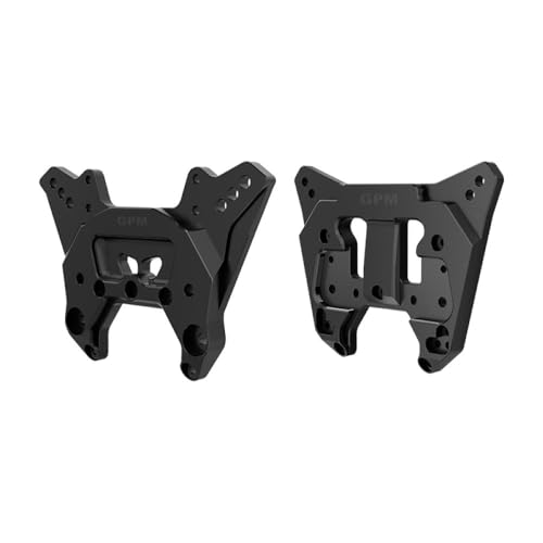 GPM Aluminium 7075-T6 Alloy Front & Rear Shock Tower for Arrma 1:8 KRATON 6S EXB/KRATON V6 / Notorious 6S V6 Upgrades - Black von GPM