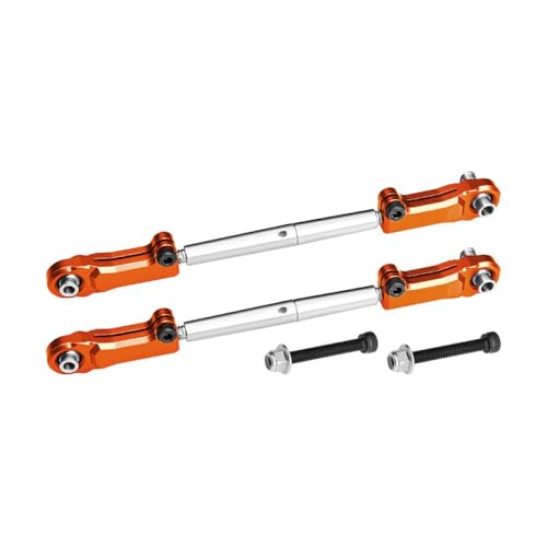 GPM Aluminium Alloy 6061-T6+Stainless Steel Adjustable Rear Upper Arm Tie Rod for Arrma 1:5 KRATON 8S / Outcast 8S / KRATON EXB/Outcast EXB Upgrade Parts - Orange von GPM