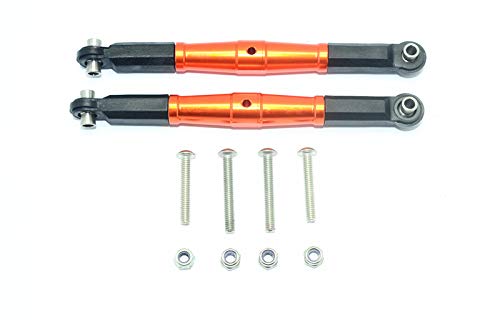 GPM Aluminium Front Turnbuckle for Steering for LOSI 1:6 4WD Super Baja Rey LOS05013 / Super Baja Rey 2.0 LOS05021 Upgrades - Orange von GPM