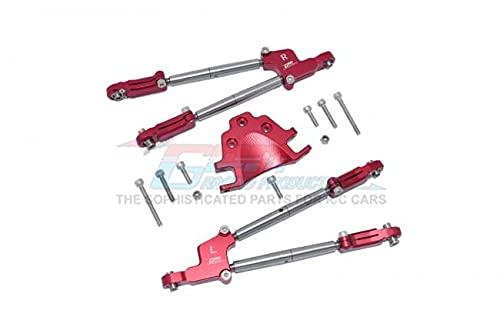 GPM Aluminium Rear Tie Rods with Stabilizer for Arrma 1:5 KRATON 8S BLX/Outcast 8S BLX/KRATON EXB Roller - 12Pc Set Red GPM Aluminium Rear Tie Rods with Stabilizer for Arrma 1:5 KRATON 8S BLX/Outcast 8S BLX/KRATON EXB Roller - 12Pc Set Red von GPM
