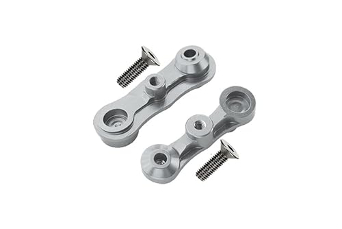 GPM Aluminium Stabilizing Mount for Steering Assembly for LOSI 1:6 4WD Super Baja Rey LOS05013 / Super Baja Rey 2.0 LOS05021 Upgrades - Silver von GPM