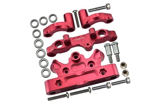 GPM Aluminium Steering Assembly for Arrma 1:5 KRATON 8S BLX/Outcast 8S BLX/KRATON EXB Roller - 22Pc Set Red von GPM