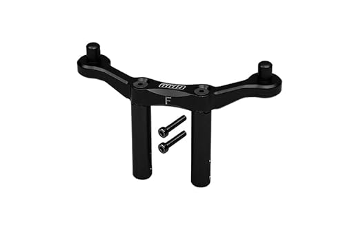 GPM Arrma Granite 4x4 / Big Rock Crew Cab 4x4 Tuning Teile Aluminum Front Body Mount & Post - 1Pc Set Black von GPM