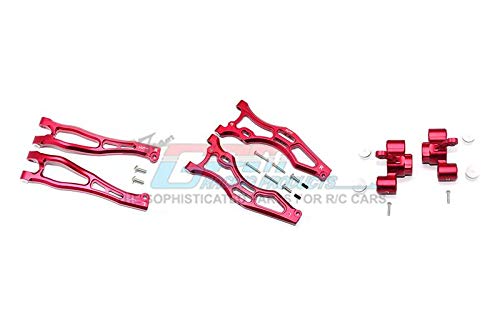 GPM Arrma KRATON 6S / Outcast 6S / Notorious 6S / KRATON 6S V5 / Notorious 6S V5 Tuning Teile Aluminium Front Upper & Lower Arms + Front Knuckle Arms - 22Pc Set Red GPM Arrma KRATON 6S / Outcast 6S / Notorious 6S / KRATON 6S V5 / Notorious 6S V5 Tuning Teile Aluminium Front Upper & Lower Arms + Front Knuckle Arms - 22Pc Set Red von GPM