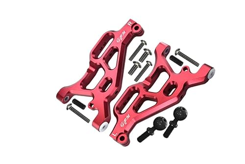 GPM Arrma Limitless/Infraction/Typhon Tuning Teile Aluminum Front Lower Arms - 2Pc Set Red von GPM