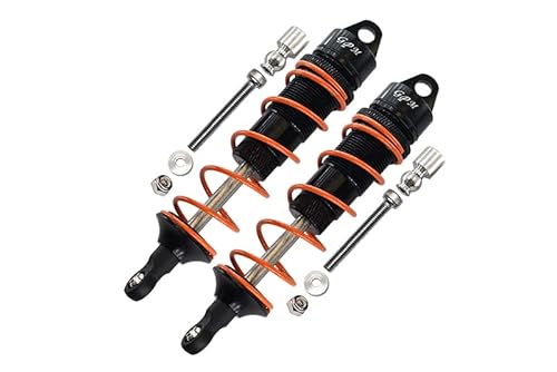 GPM Arrma Senton 6S BLX (AR102654) & Typhon 6S BLX (AR106013) Tuning Teile Aluminium Rear Adjustable Dampers 110mm - 1Pr Set Black von GPM