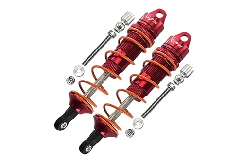 Arrma Senton 6S BLX (AR102654) & Typhon 6S BLX (AR106013) Tuning Teile Aluminium Rear Adjustable Dampers 110mm - 1Pr Set Red von GPM