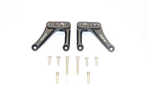 GPM Element Enduro Sendero Trail Truck Tuning Teile Aluminium Rear Shock Mount - 2Pc Set Black von GPM