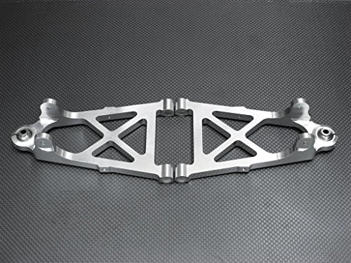 GPM HPI Baja 5B RTR, 5B SS, 5T Tuning Teile Aluminium Front Lower Arm - 1Pr Silver von GPM