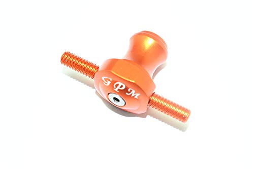 GPM Losi 1/6 Super Baja Rey 4X4 Desert Truck Tuning Teile Aluminium Spare Tire Locking - 1Pc Orange von GPM