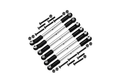 GPM Losi 1:10 Lasernut U4 Tenacity LOS03028 / Tenacity DB Pro LOS03027V2 Tuning Teile Stainless Steel Adjustable Tie Rods - 18Pc Set von GPM