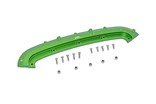 GPM Racing Arrma 1/7 Infraction / Infraction V2 / Limitless Tuning Teile Aluminium Front Bumper Mount - 16Pc Set Green von GPM