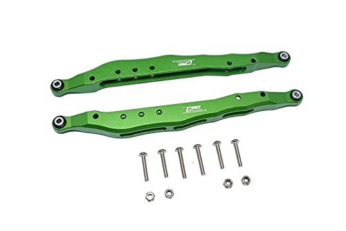 GPM Racing Axial 1/10 RBX10 Ryft 4WD Rock Bouncer Tuning Teile Aluminium Rear Lower Trailing Arms -12Pc Set Green von GPM