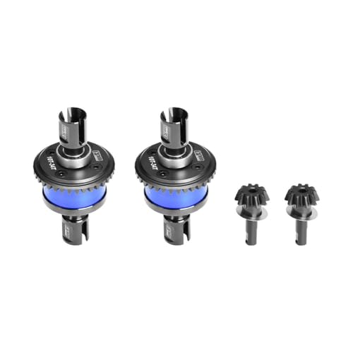 GPM Steel+Aluminium Front and Rear Complete Differential Set for Arrma 1:8 KRATON 6S V6 / Notorious V6 / Outcast/Talion / 1:7 Mojave EXB/FIRETEAM/Big Rock 6S Upgrades - Blue von GPM