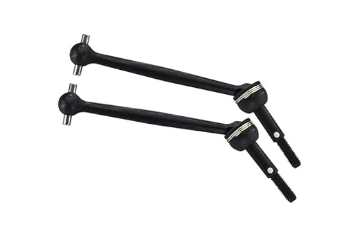 GPM Steel #45 Rear CVD Drive Shaft for 1:10 Tamiya DT03 / TT02B - 1Pr Black von GPM