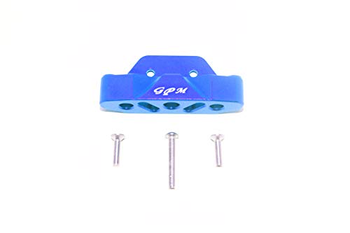 GPM For Traxxas Rustler 4X4 VXL (67076-4) / Hoss 4X4 VXL (90076-4) Aluminum Rear Lower Suspension Mount - 1Pc Set Blue von GPM