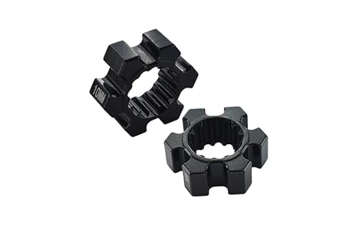 GPM for Traxxas X Maxx 4X4 Aluminum Wheel Hex (10mm Thickness) - 2Pcs Black von GPM