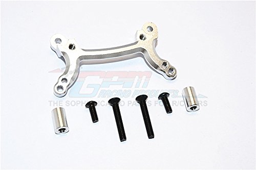 GPM for Tamiya DF-02 Tuning Teile Aluminium Front Shock Tower with Aluminium Collars & Screws - 1Pc Set Silver GPM for Tamiya DF-02 Tuning Teile Aluminium Front Shock Tower with Aluminium Collars & Screws - 1Pc Set Silver von GPM