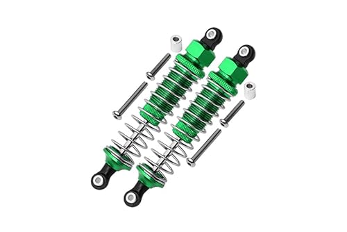 GPM for Tamiya DT-03 Tuning Teile Aluminium Rear Adjustable Plastic Ball Top 90mm Damper - 1Pr Set Green GPM for Tamiya DT-03 Tuning Teile Aluminium Rear Adjustable Plastic Ball Top 90mm Damper - 1Pr Set Green von GPM