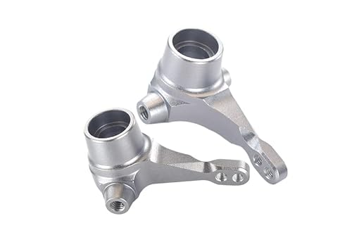 GPM for Tamiya GF01 & TL01 Tuning Teile Alumimium Front Knuckle Arm Set - 1Pr Silver von GPM