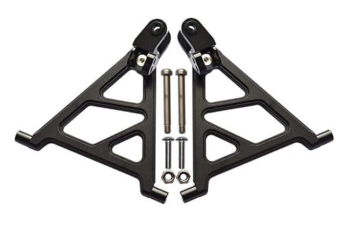GPM for Tamiya Lunch Box Tuning Teile Aluminium Front Lower Arm - 1Pr Set Black von GPM