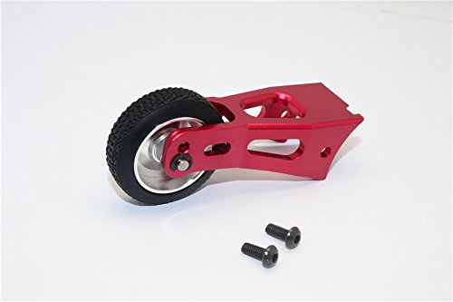 GPM for Tamiya Lunch Box Tuning Teile Aluminium Rear Wheelie Bar - 1 Set Red von GPM