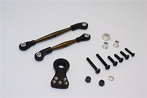GPM for Tamiya Lunch Box Tuning Teile Spring Steel Modified Anti-Thread Steering Tie Rod with Servo Horn - 1 Set Black GPM for Tamiya Lunch Box Tuning Teile Spring Steel Modified Anti-Thread Steering Tie Rod with Servo Horn - 1 Set Black von GPM