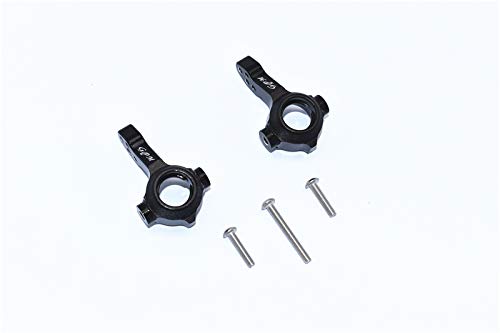 GPM for Tamiya Mercedes-Benz G500 CC-02 (#58675) Tuning Teile Aluminium Front Knuckle Arms - 2Pc Set Black von GPM