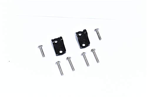 GPM for Tamiya Mercedes-Benz G500 CC-02 (#58675) Tuning Teile Aluminium Front Or Rear Upper Axle Mount Set for Suspension Links - 2Pc Set Black von GPM