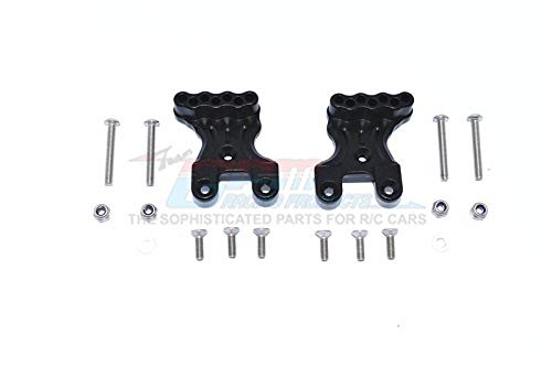 GPM for Tamiya Mercedes-Benz G500 CC-02 (#58675) Tuning Teile Aluminium Front Shock Mount - 2Pc Set Black von GPM