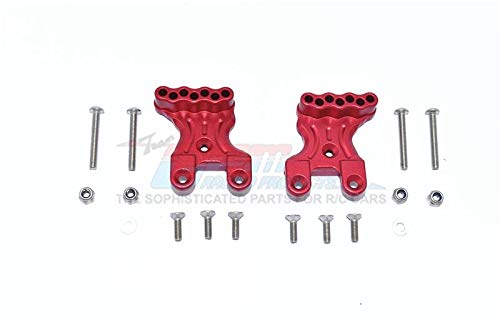 GPM for Tamiya Mercedes-Benz G500 CC-02 (#58675) Tuning Teile Aluminium Front Shock Mount - 2Pc Set Red von GPM