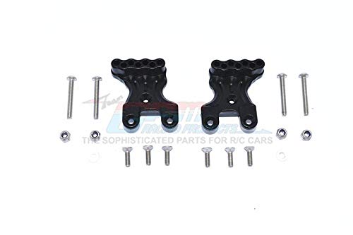 GPM for Tamiya Mercedes-Benz G500 CC-02 (#58675) Tuning Teile Aluminium Rear Shock Mount - 2Pc Set Black von GPM