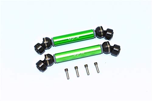 GPM for Tamiya Mercedes-Benz G500 CC-02 (#58675) Tuning Teile Steel+Aluminium Front + Rear CVD Drive Shaft - 1 Pair Set Green von GPM