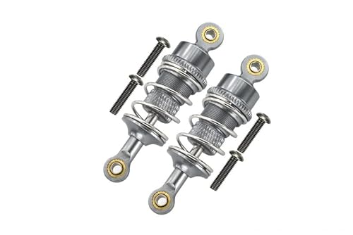 GPM for Tamiya TT-02 Tuning Teile Aluminium Front/Rear Adjustable Aluminium Ball Top 53mm Damper - 1Pr Silver GPM for Tamiya TT-02 Tuning Teile Aluminium Front/Rear Adjustable Aluminium Ball Top 53mm Damper - 1Pr Silver von GPM