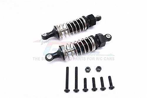 GPM for Tamiya TT02B Tuning Teile Aluminium Front Adjustable Spring Damper (70mm) - 1Pr Set Black von GPM