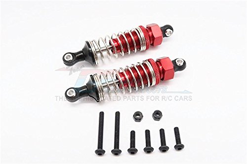 GPM for Tamiya TT02B Tuning Teile Aluminium Front Adjustable Spring Damper (70mm) - 1Pr Set Red von GPM
