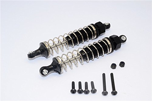 GPM for Tamiya TT02B Tuning Teile Aluminium Rear Adjustable Spring Damper (95mm) - 1Pr Set Black von GPM