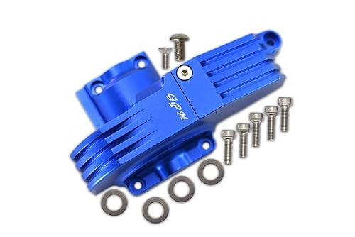 GPM For Traxxas 1/10 Maxx 4WD Monster Truck Upgrade Parts Aluminium Main Gear Cover - 1Pc Set Blue von GPM