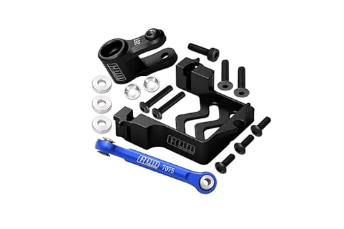 GPM for Traxxas 1/10 Maxx 4WD Monster Truck Upgrade Parts Aluminium Servo Mount + Stainless Steel Tie Rod + 25T Aluminium Servo Horn - 16Pc Set Black GPM for Traxxas 1/10 Maxx 4WD Monster Truck Upgrade Parts Aluminium Servo Mount + Stainless Steel Tie Rod + 25T Aluminium Servo Horn - 16Pc Set Black von GPM