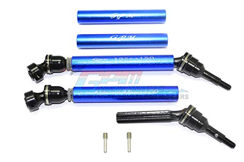 GPM for Traxxas Revo/Summit/E-Revo Steel+Aluminum Front/Rear Universal Swing Shaft with Washers & Wheel Hubs - 1Pr Set Blue GPM for Traxxas Revo/Summit/E-Revo Steel+Aluminum Front/Rear Universal Swing Shaft with Washers & Wheel Hubs - 1Pr Set Blue von GPM