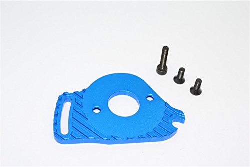 GPM for Traxxas Slash 4x4 Low-CG Version Aluminum Motor Heatsink Mount - 1Pc Set Blue von GPM