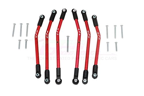 GPM for Traxxas TRX-4 Trail Defender Crawler Aluminum Adjustable Suspension Links - 6Pc Set Red GPM for Traxxas TRX-4 Trail Defender Crawler Aluminum Adjustable Suspension Links - 6Pc Set Red von GPM