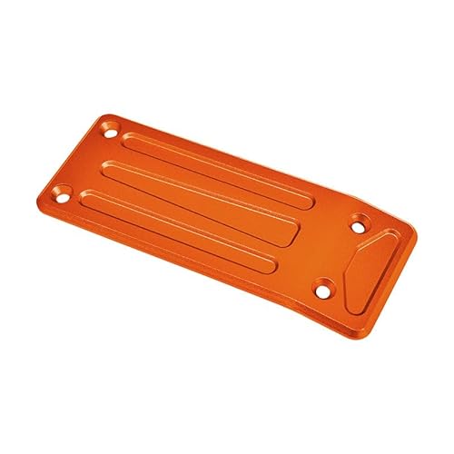 GPM for Traxxas X Maxx 4X4 Aluminum Front Skid Plate - 1Pc Set Orange von GPM