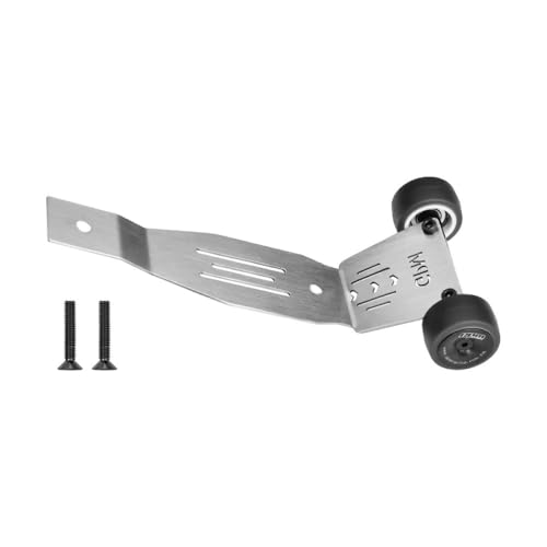 Stainless Steel Bearing Wheelie Bar for Traxxas 1/16 Mini Slash 4X4 Short Course Truck-108164-1 Upgrades - Black von GPM