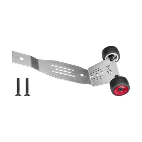 Stainless Steel Bearing Wheelie Bar for Traxxas 1/16 Mini Slash 4X4 Short Course Truck-108164-1 Upgrades - Red von GPM